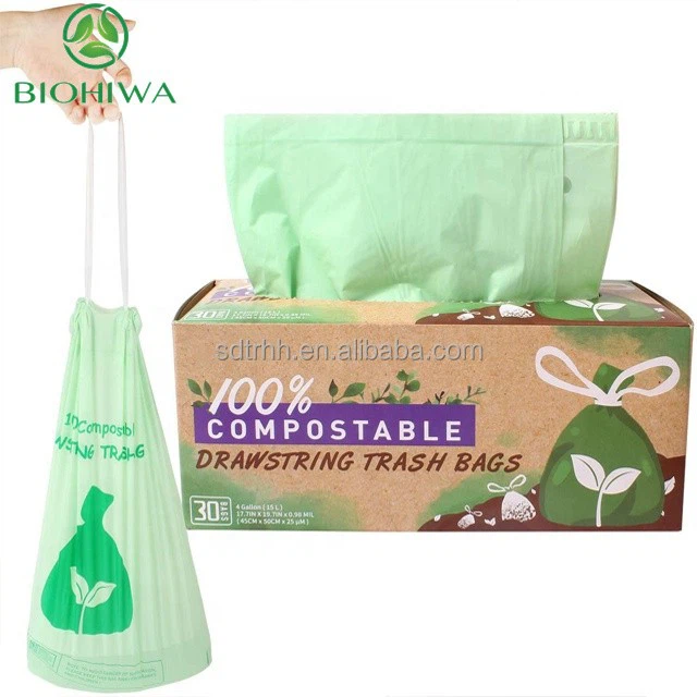 China Biodegradable Compostable Drawing Bag