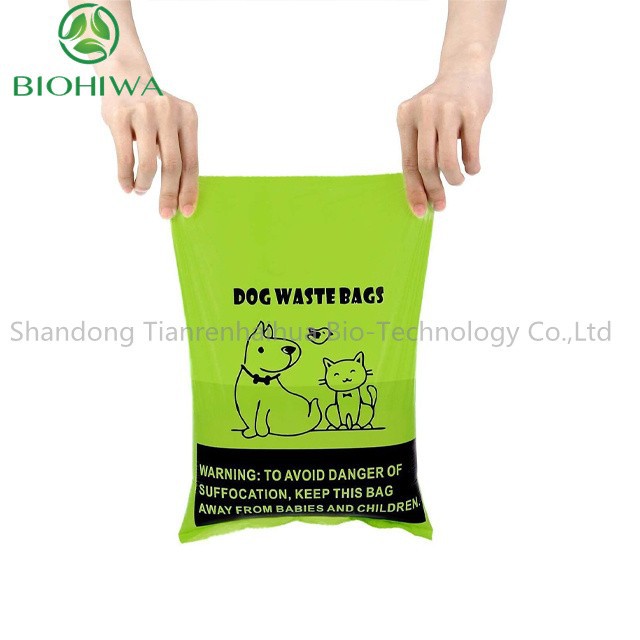 China Manufacture 100% Home Compost Biodegradable Dog Poop Bags